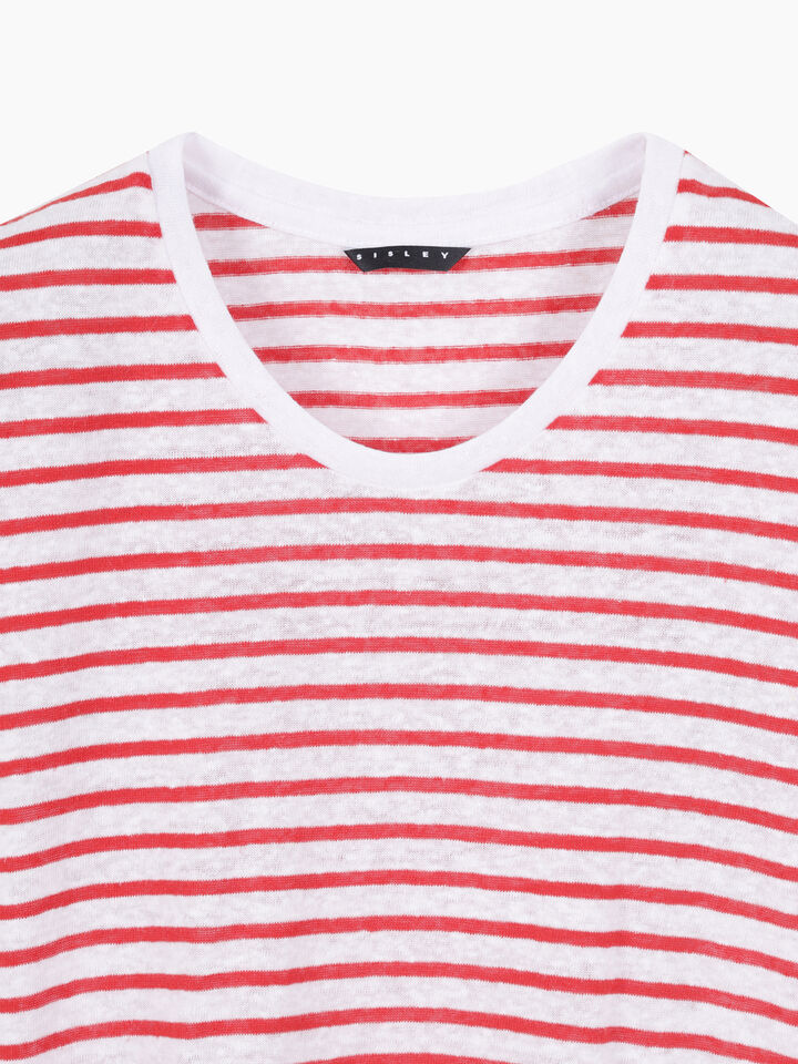 T-SHIRT - sisley k short sleeve t-shirt - Red | Sisley K image number 3
